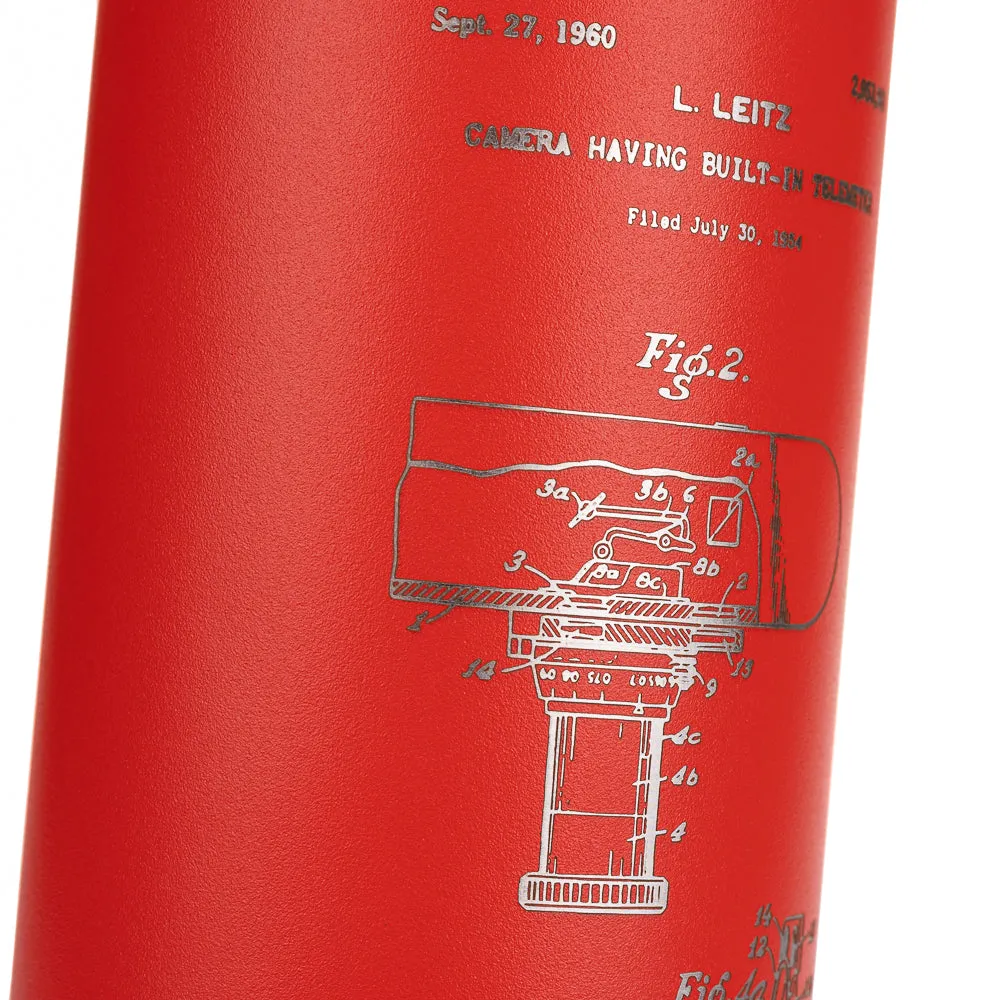 1954 Leitz Drawings - 20oz Insulated Thermos, Red