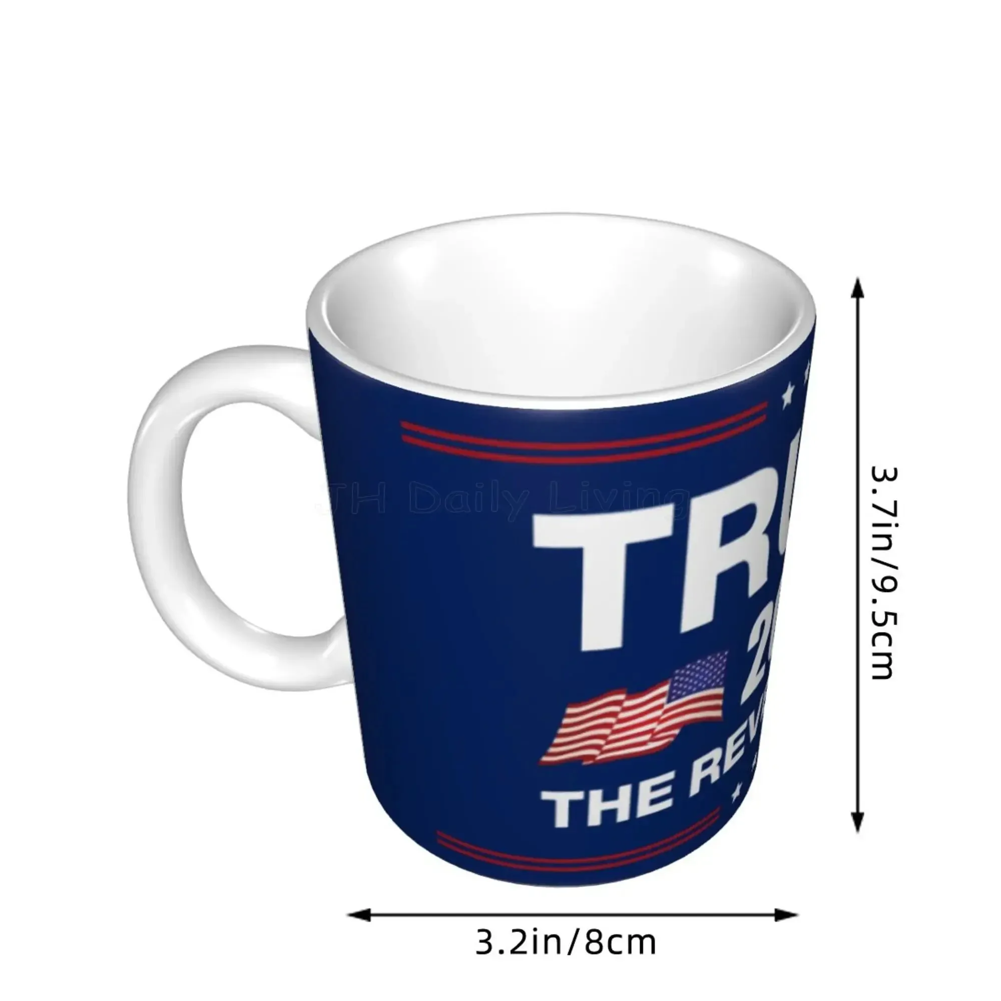 2024 Trump Save America Again Coffee Mug White Ceramic Cup 11 Oz Personalized Tea Milk Cup Creative Gift