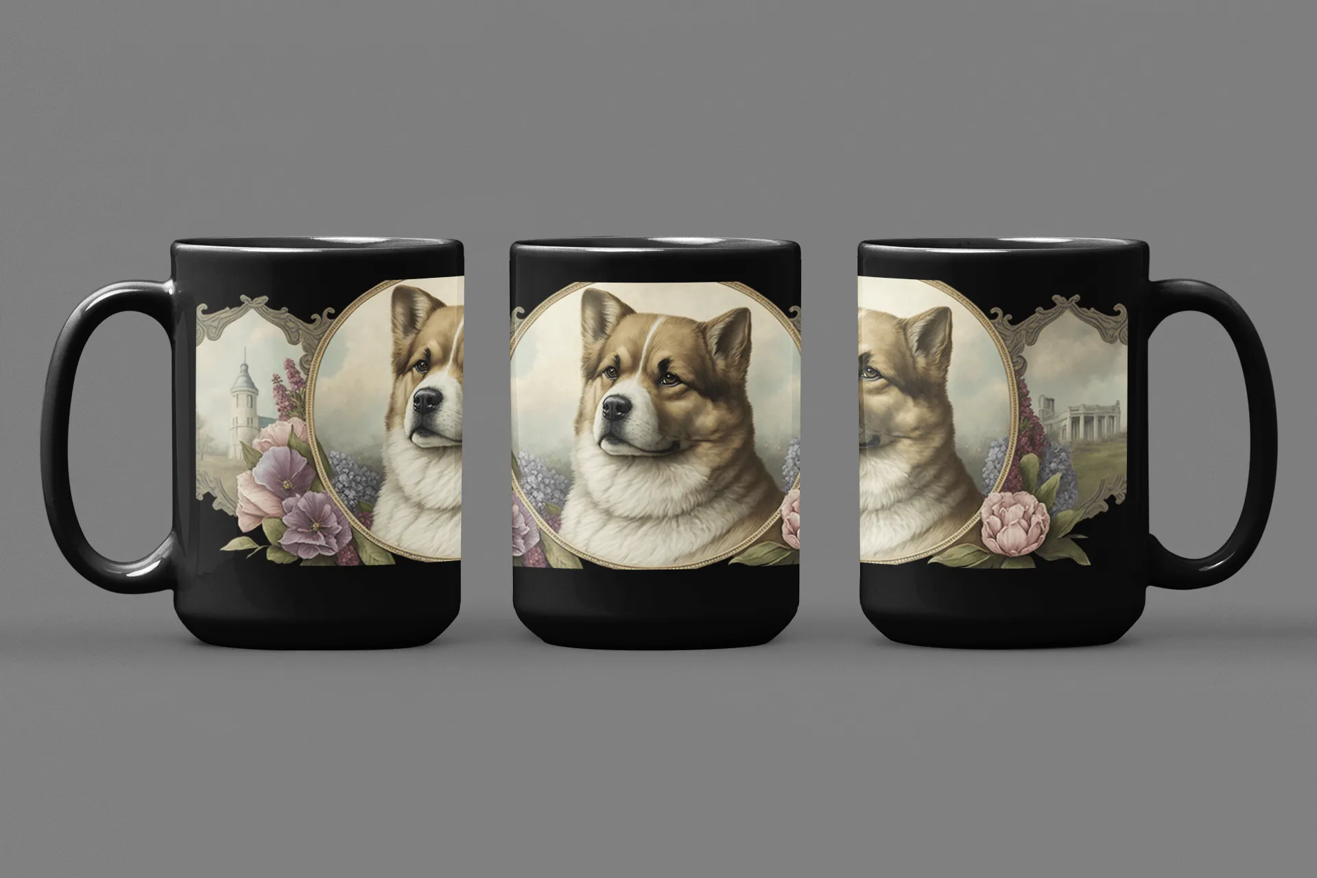 Akita Dog - 15 oz Coffee Mug