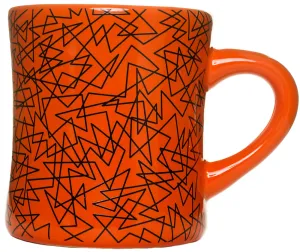 ATOMIC DINER COFFEE MUG ORANGE