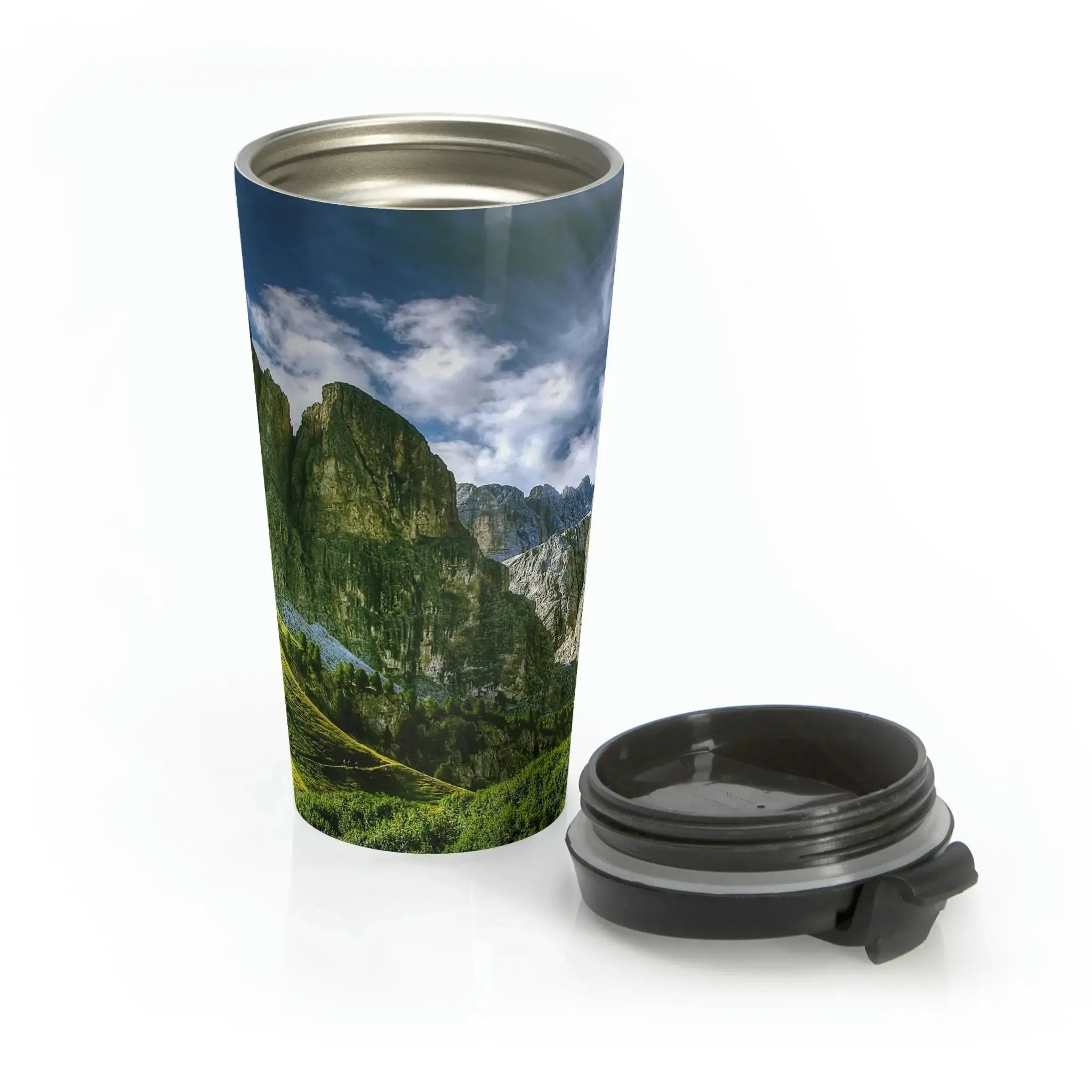 Beautiful Mountains Stainless Steel Travel Mug