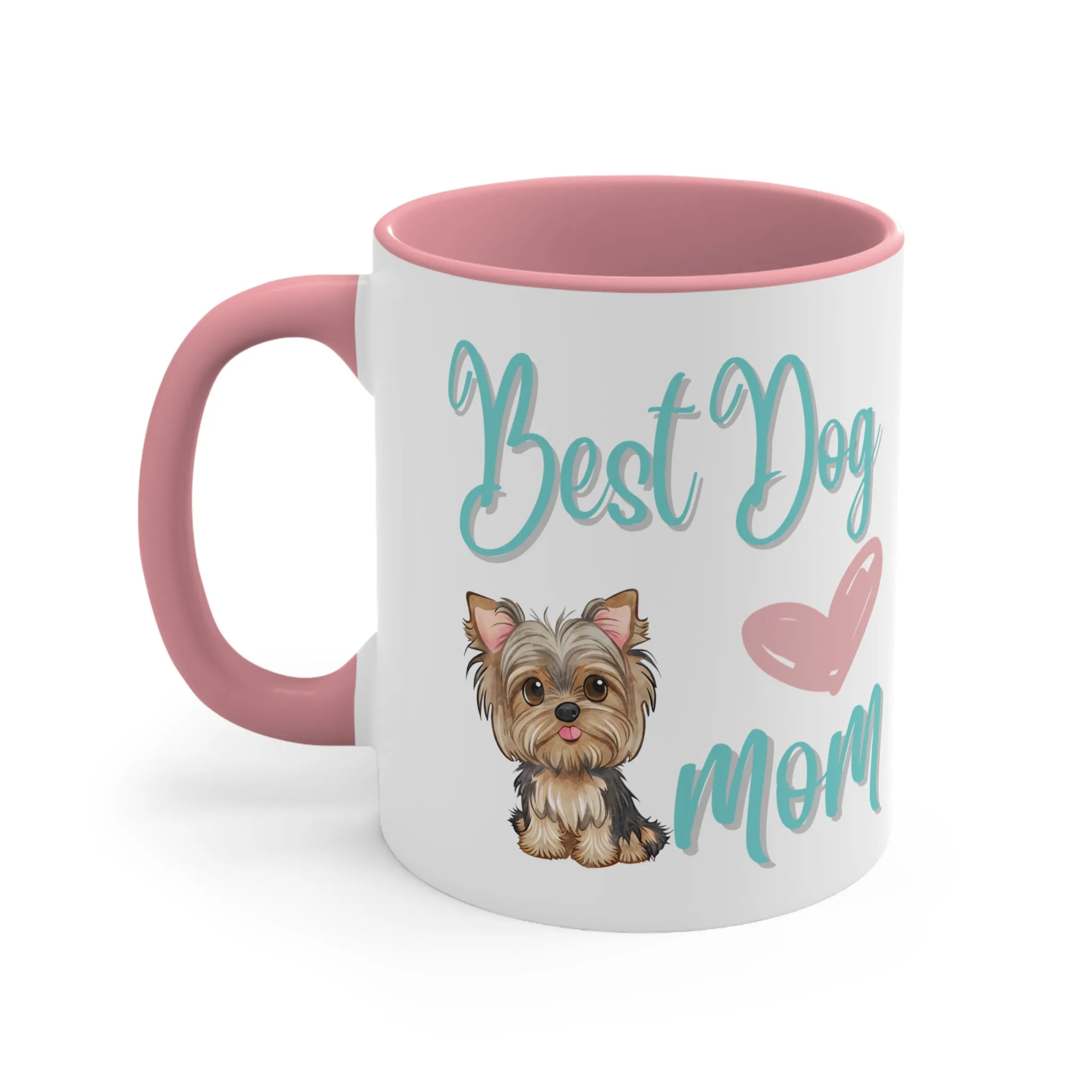 Best Dog Mom with Yorkie Multi-Color Coffee Mug for Dog Owners