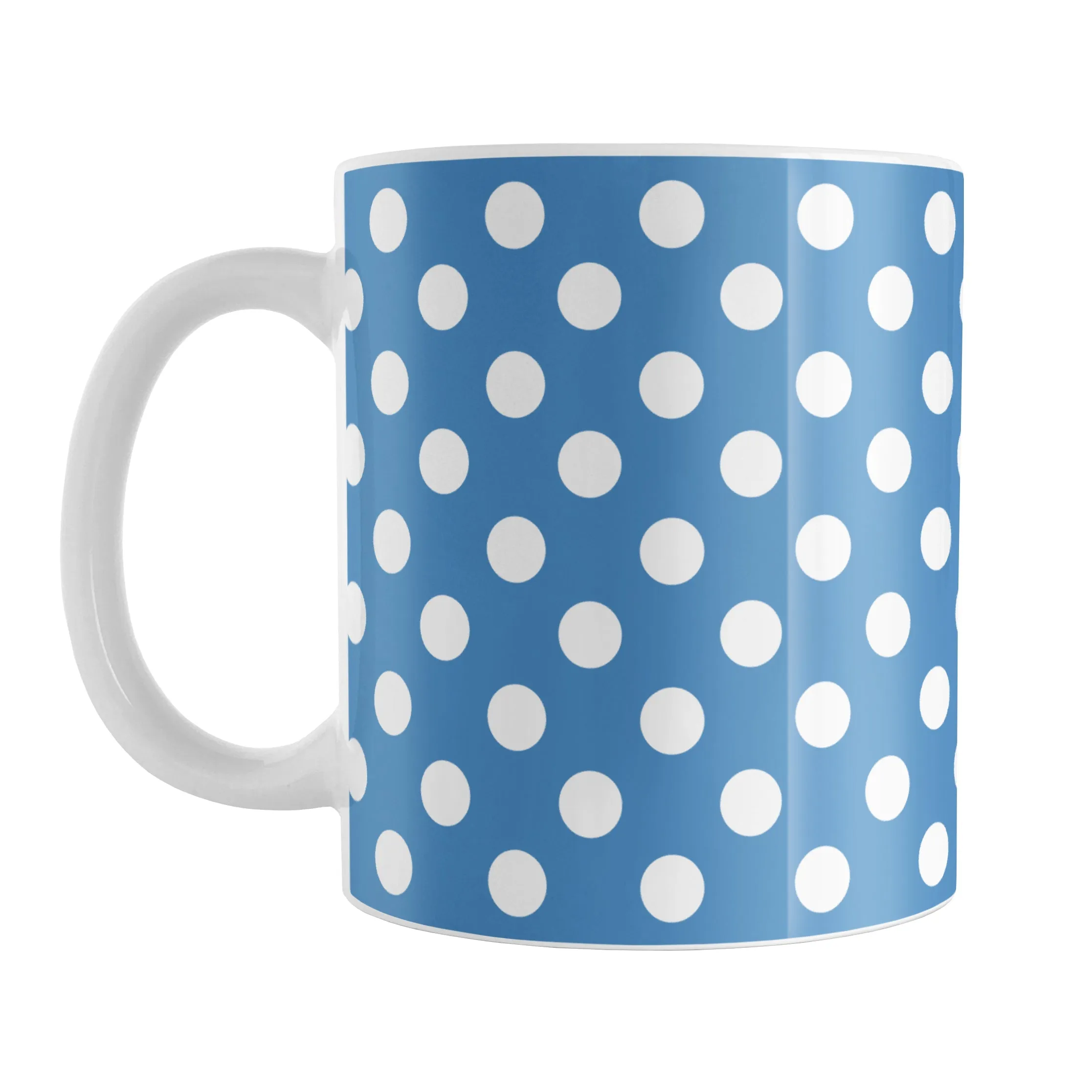 Blue Polka Dot Mug