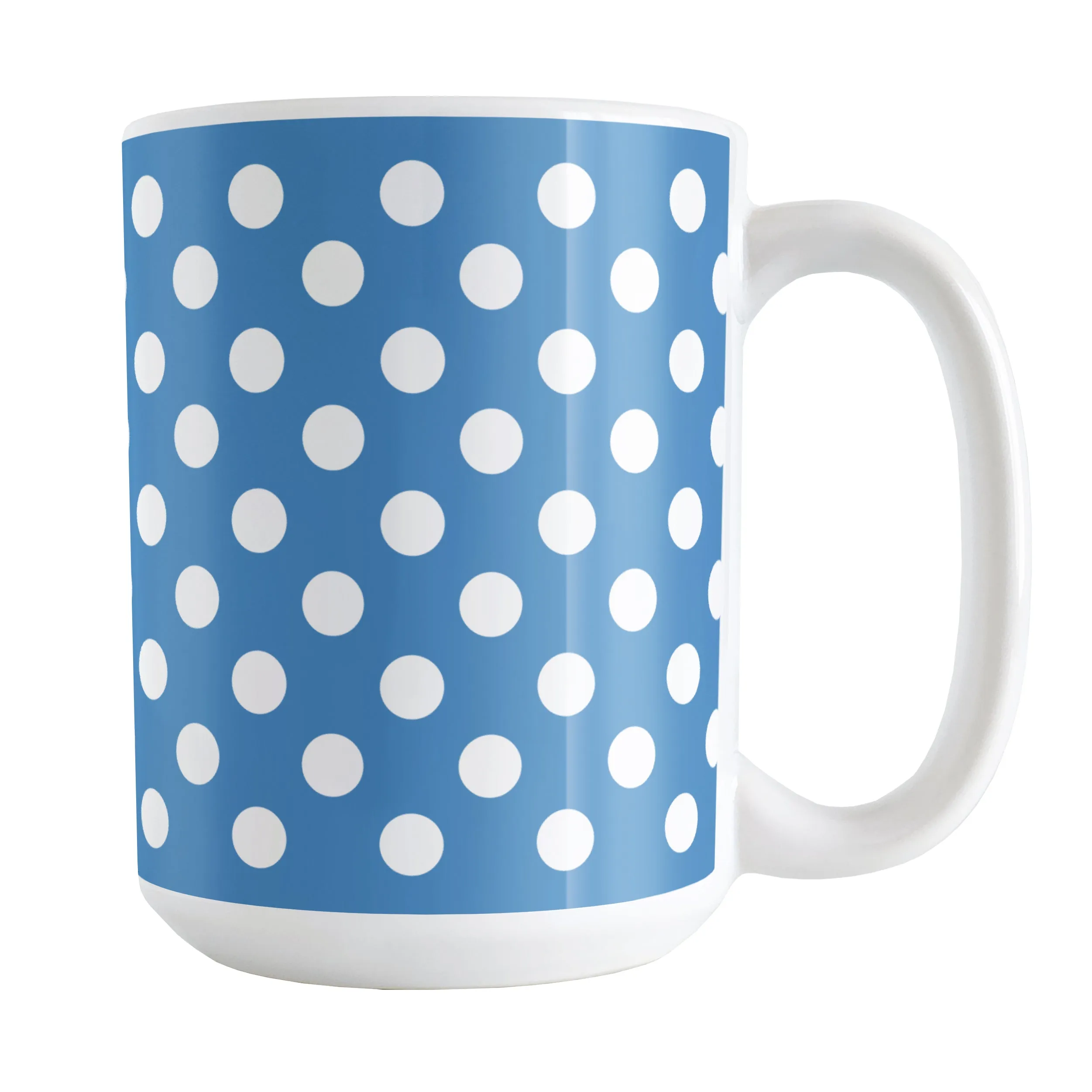 Blue Polka Dot Mug