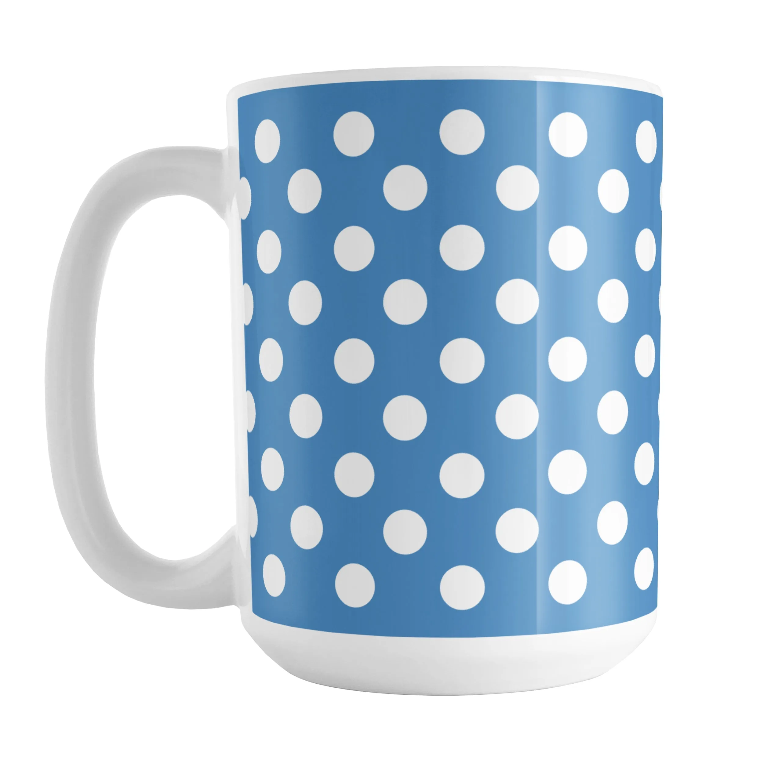 Blue Polka Dot Mug