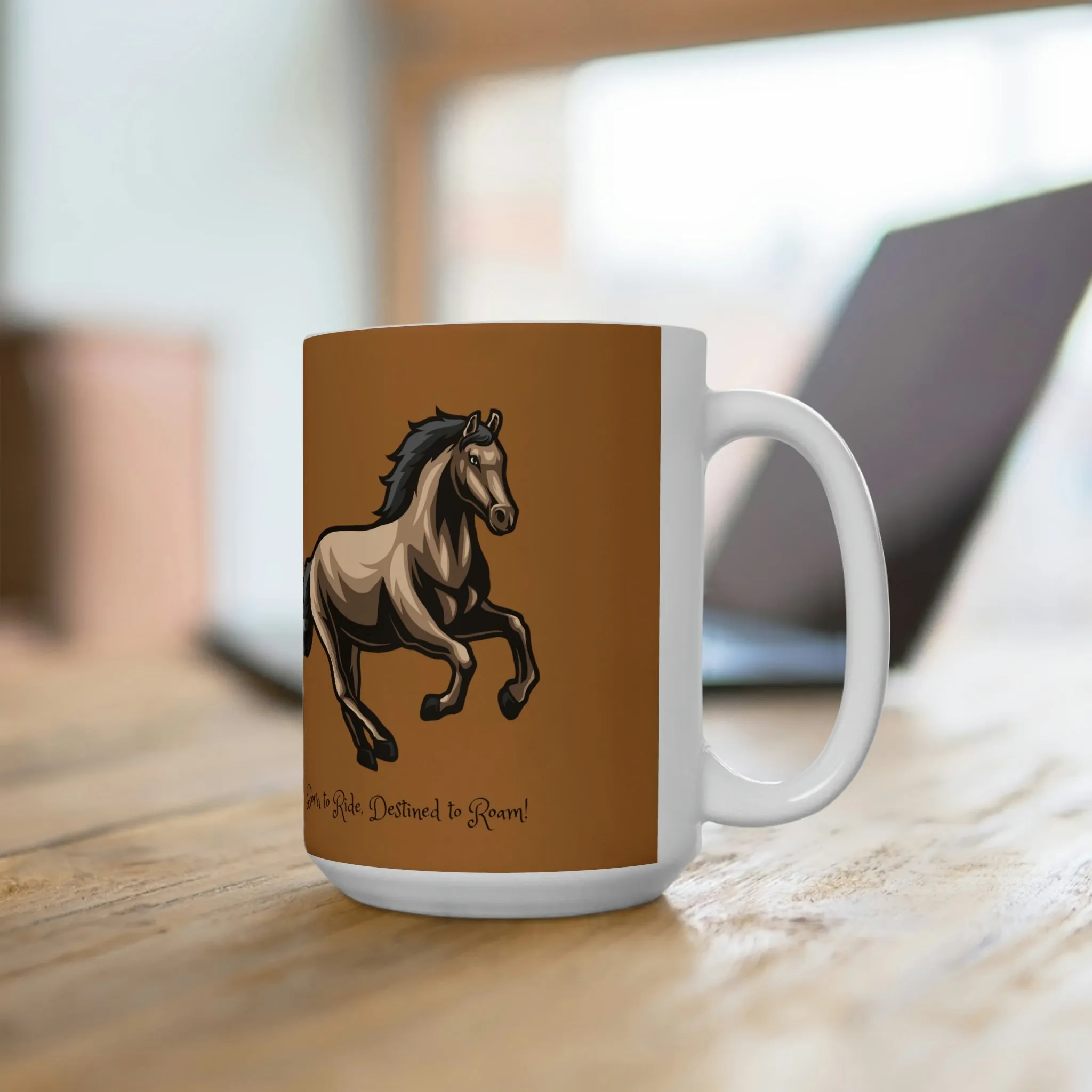 Born to Ride Horse POD Ceramic Mug 15oz