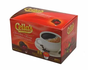 Cella Chocolate Cherry Cordials Coffee Single Serve Pods