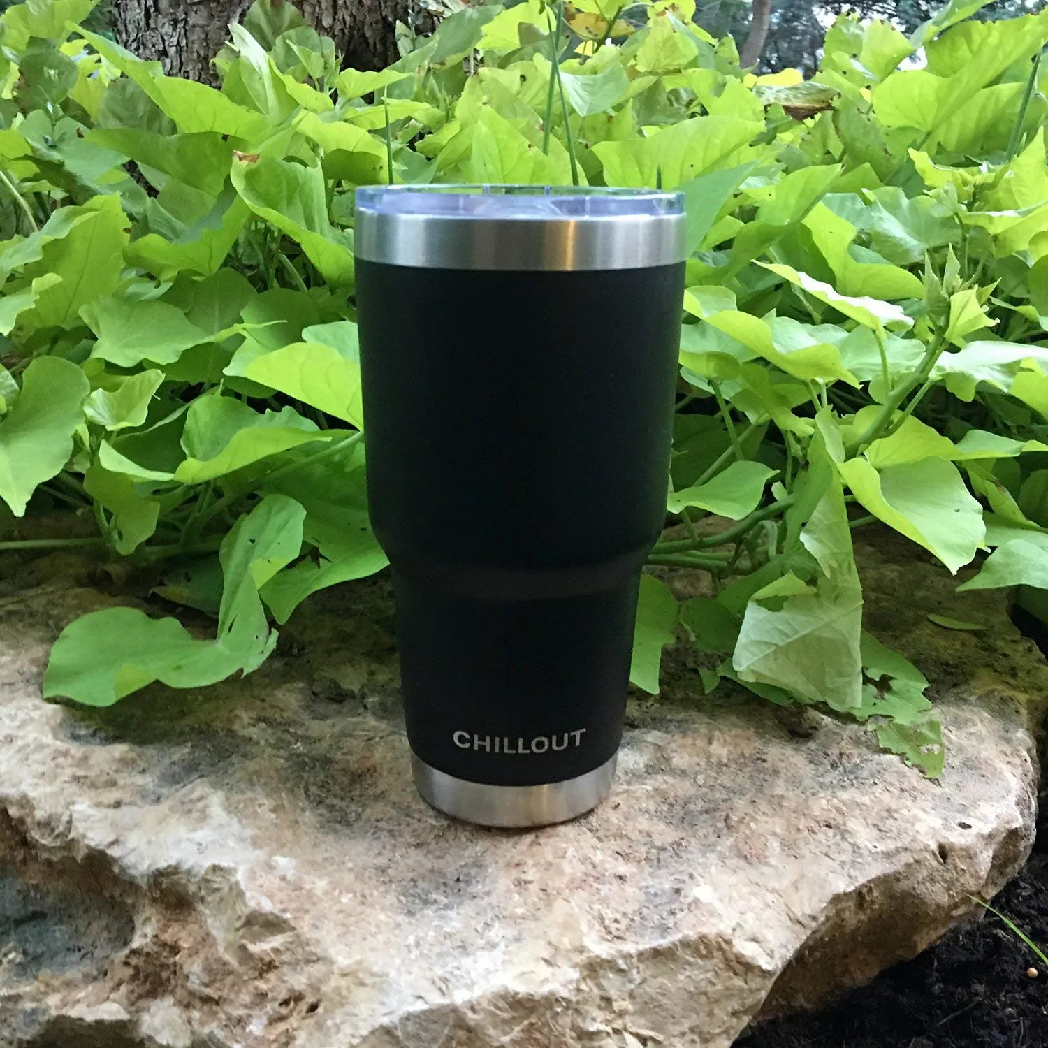 CHILLOUT LIFE 30 oz Stainless Steel Tumbler with Spill Proof Tritan Lid