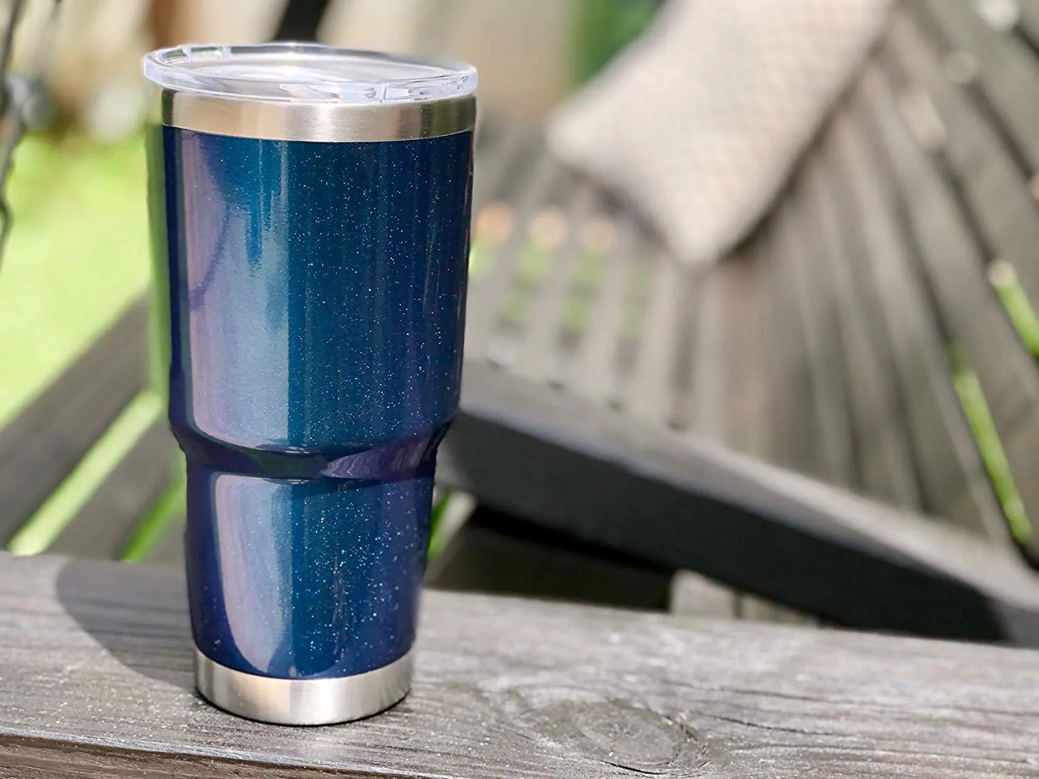 CHILLOUT LIFE 30 oz Stainless Steel Tumbler with Spill Proof Tritan Lid