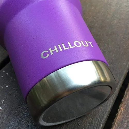 CHILLOUT LIFE 30 oz Stainless Steel Tumbler with Spill Proof Tritan Lid