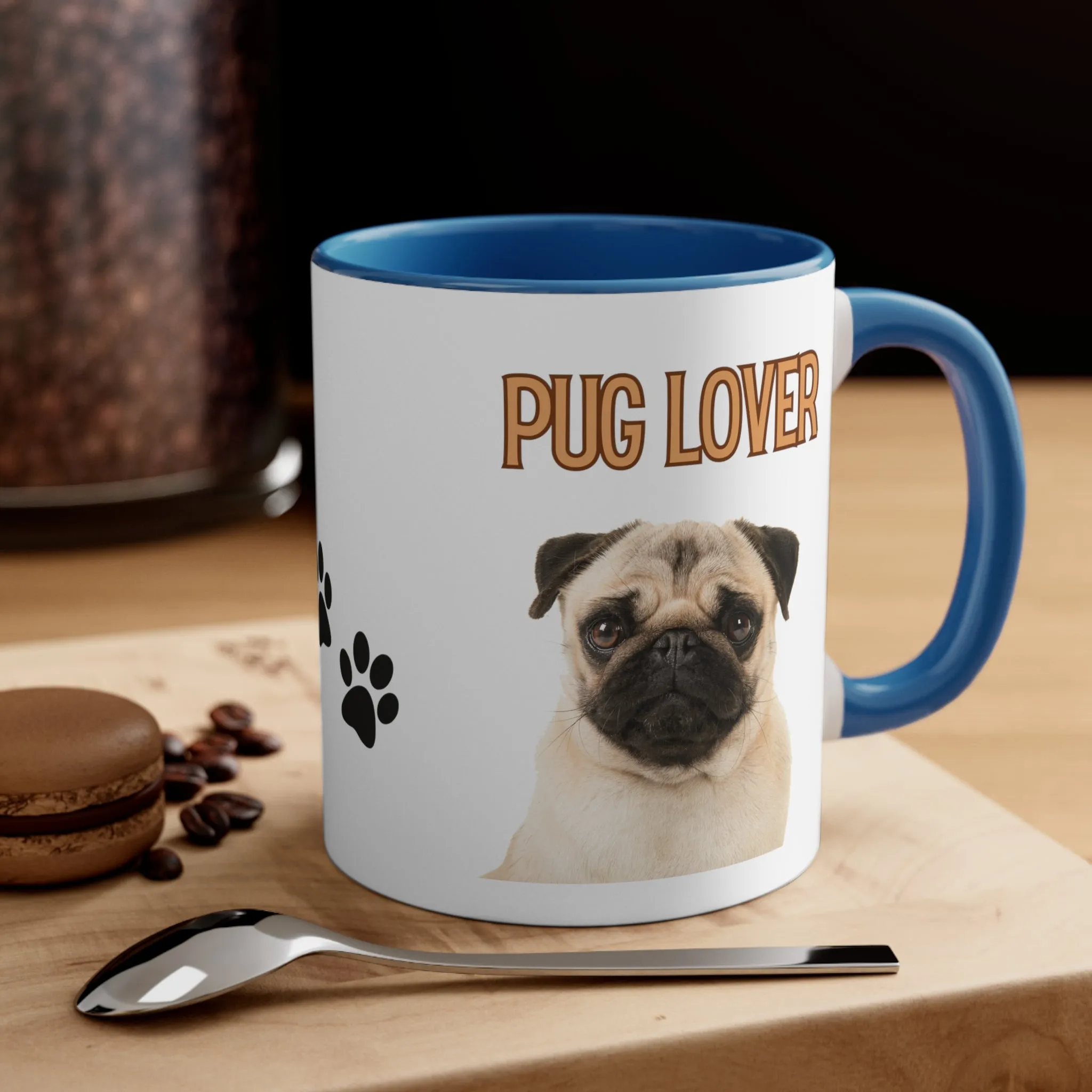 Classy Pug Lover Coffee Mug, 11oz Multi Colors