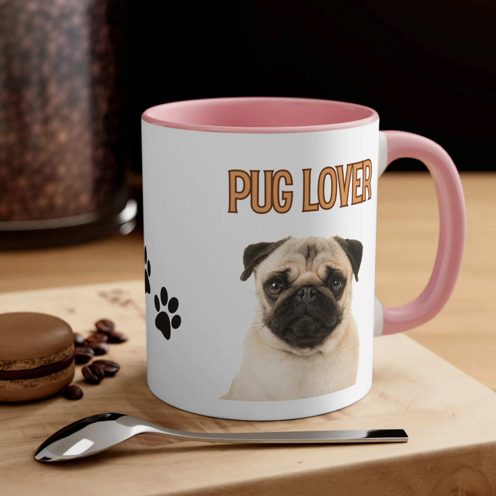 Classy Pug Lover Coffee Mug, 11oz Multi Colors