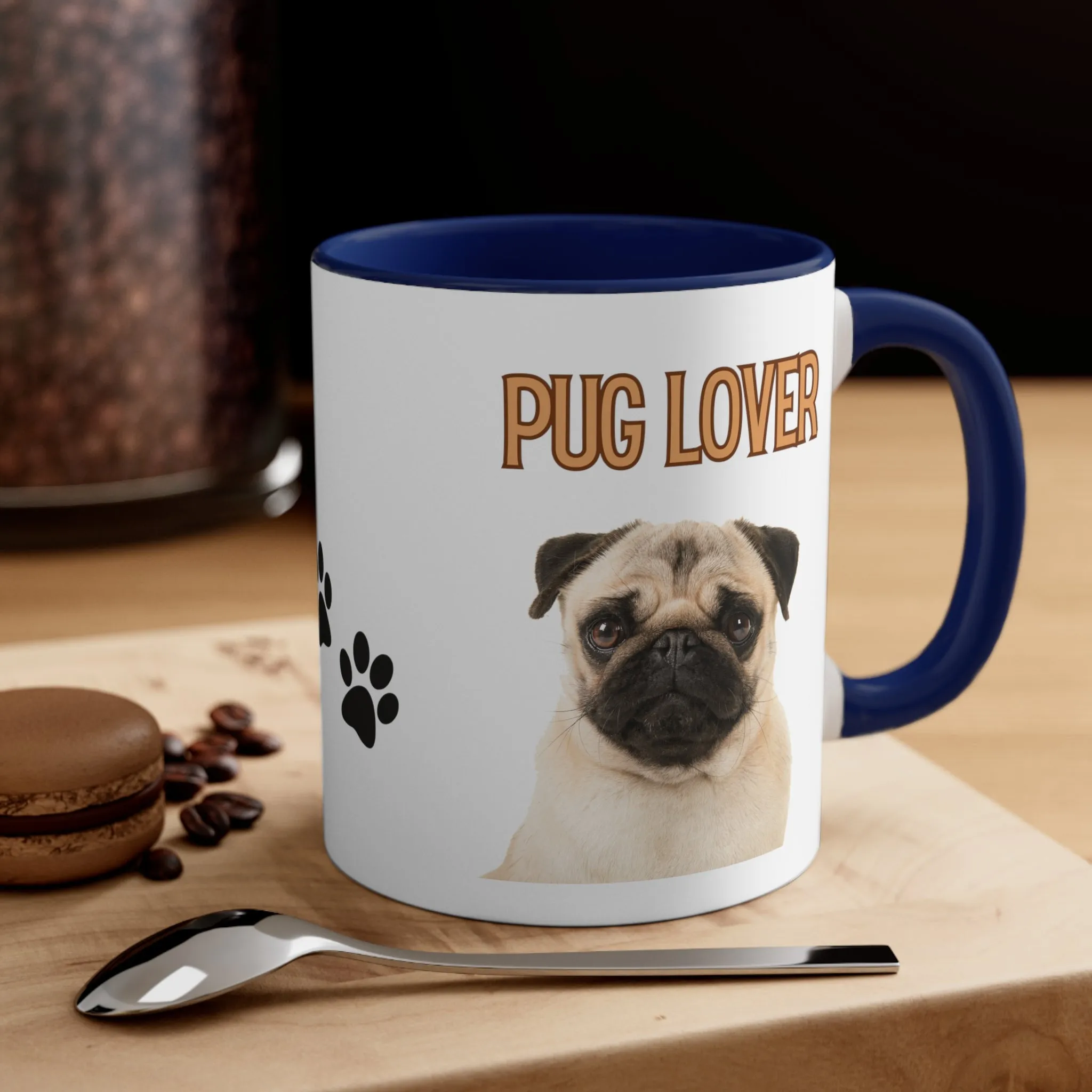 Classy Pug Lover Coffee Mug, 11oz Multi Colors