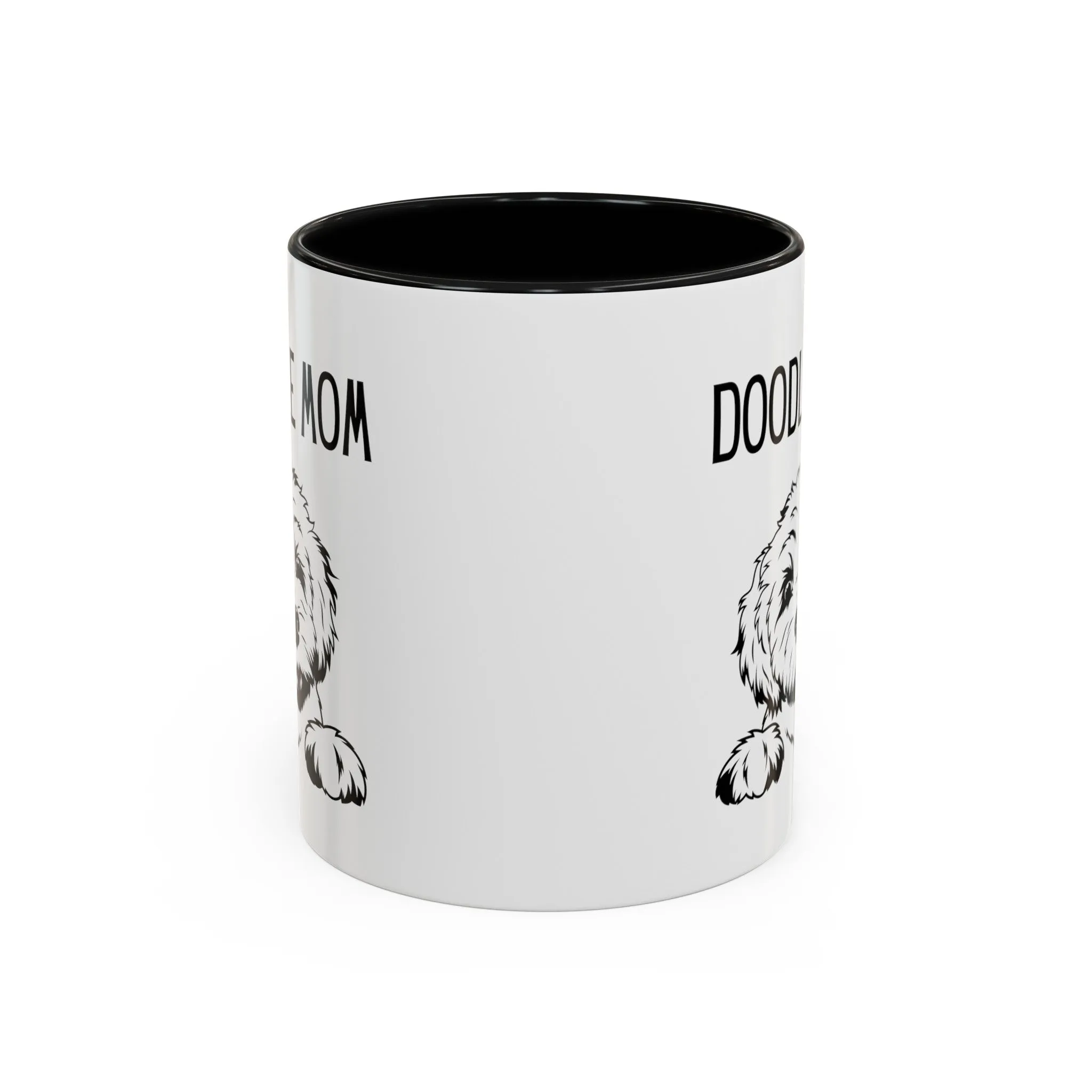 Custom Doodle Mom Multi-Color Coffee Mug for Dog Lovers Goldendoodle, Mini Doodle, Pet Owners, Dog People