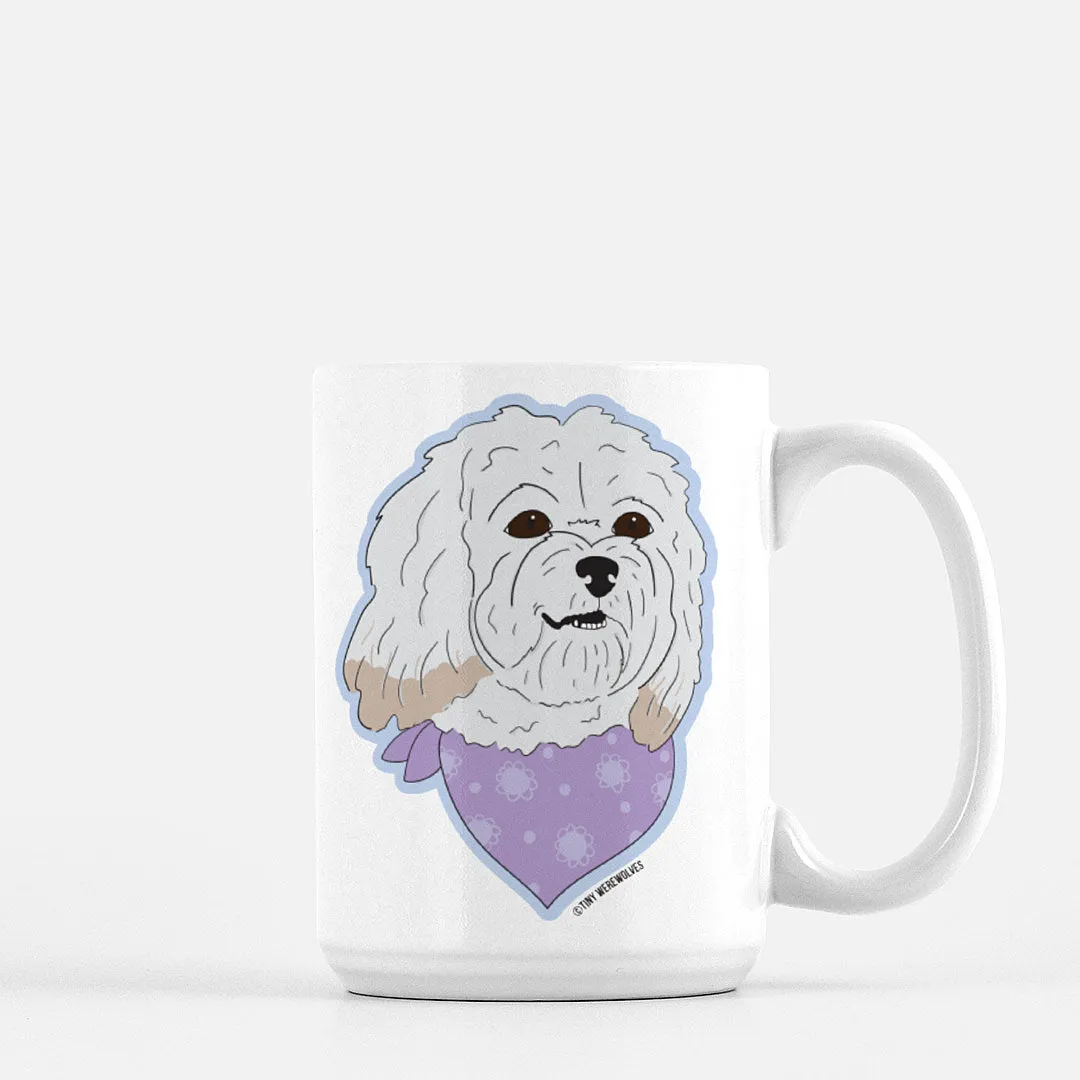 Custom Illustrated Pet Face Mug