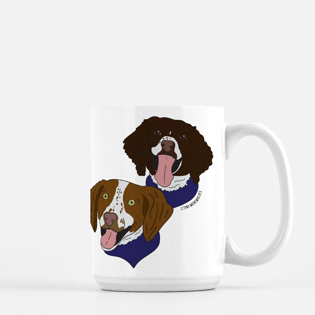 Custom Illustrated Pet Face Mug