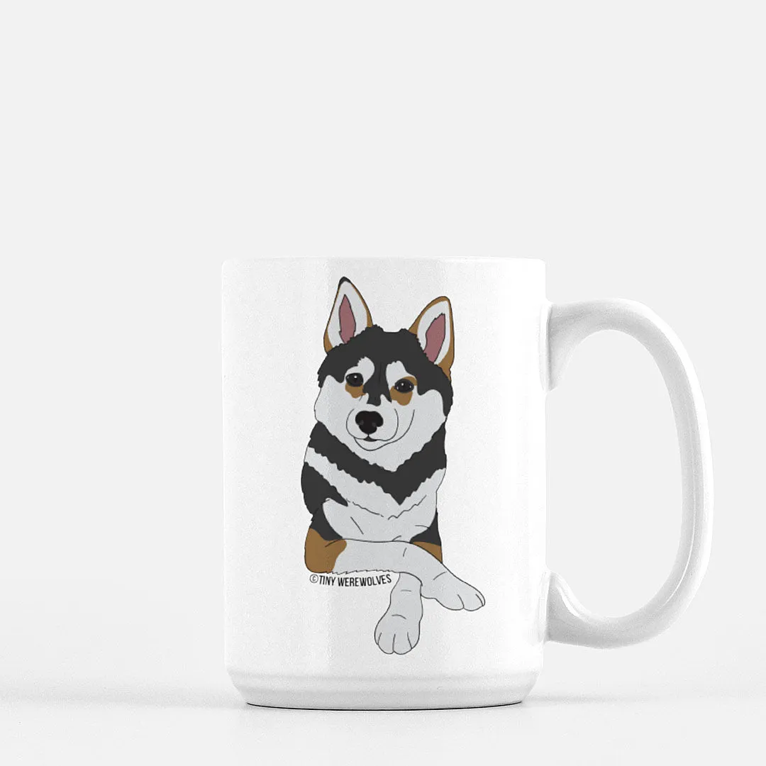 Custom Illustrated Pet Face Mug