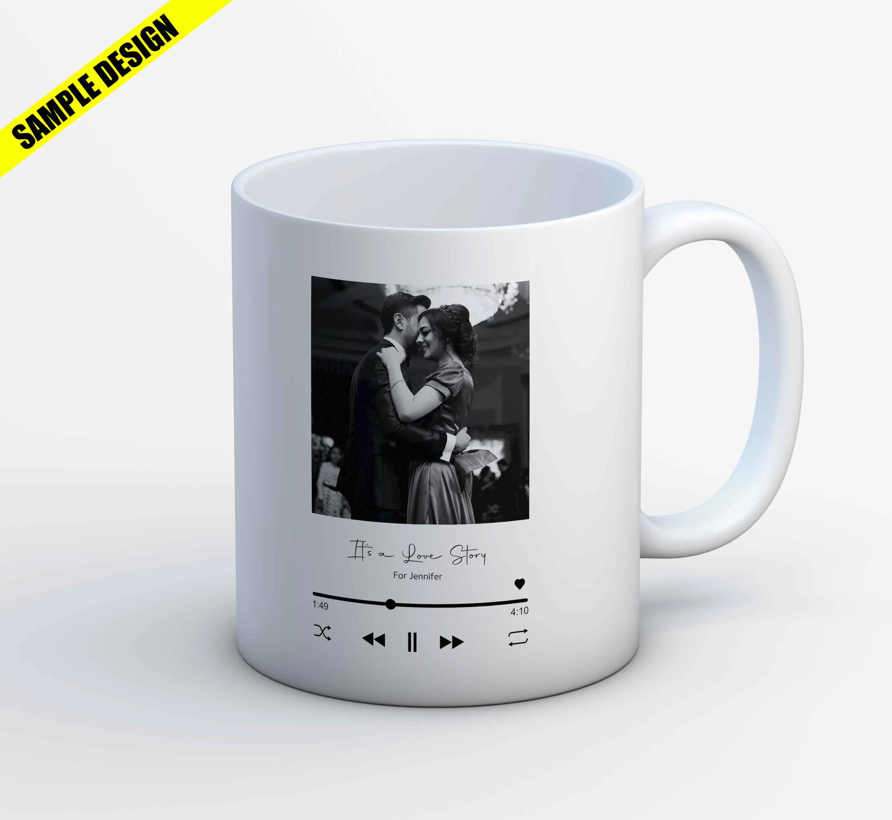 Custom Music Player Mug