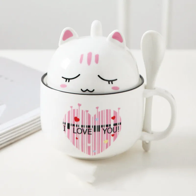 Cute  large capacity coffee mug