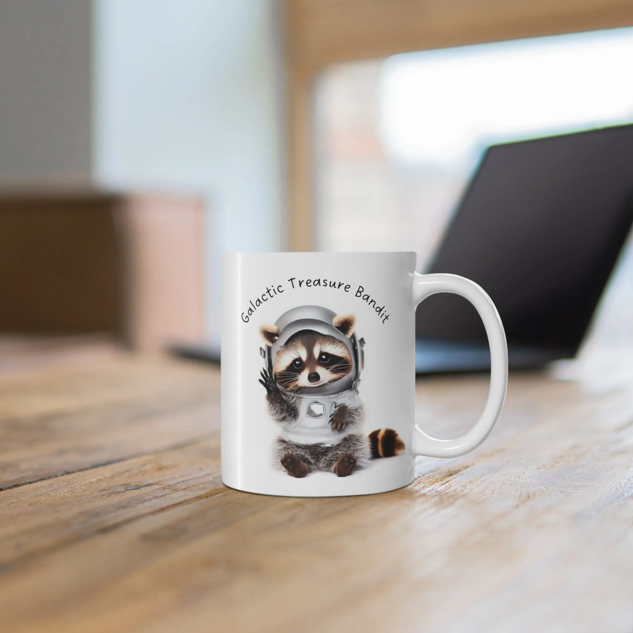 Cute Raccoon Galactic Treasure Bandit Mug