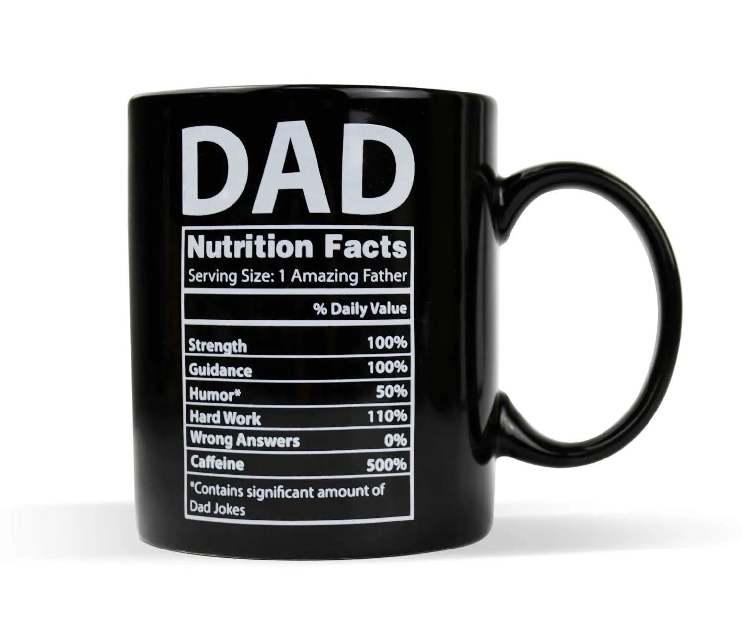 Dad Mug White 11oz - Dad Gifts From Daughter - Stocking Stuffer Ideas For The