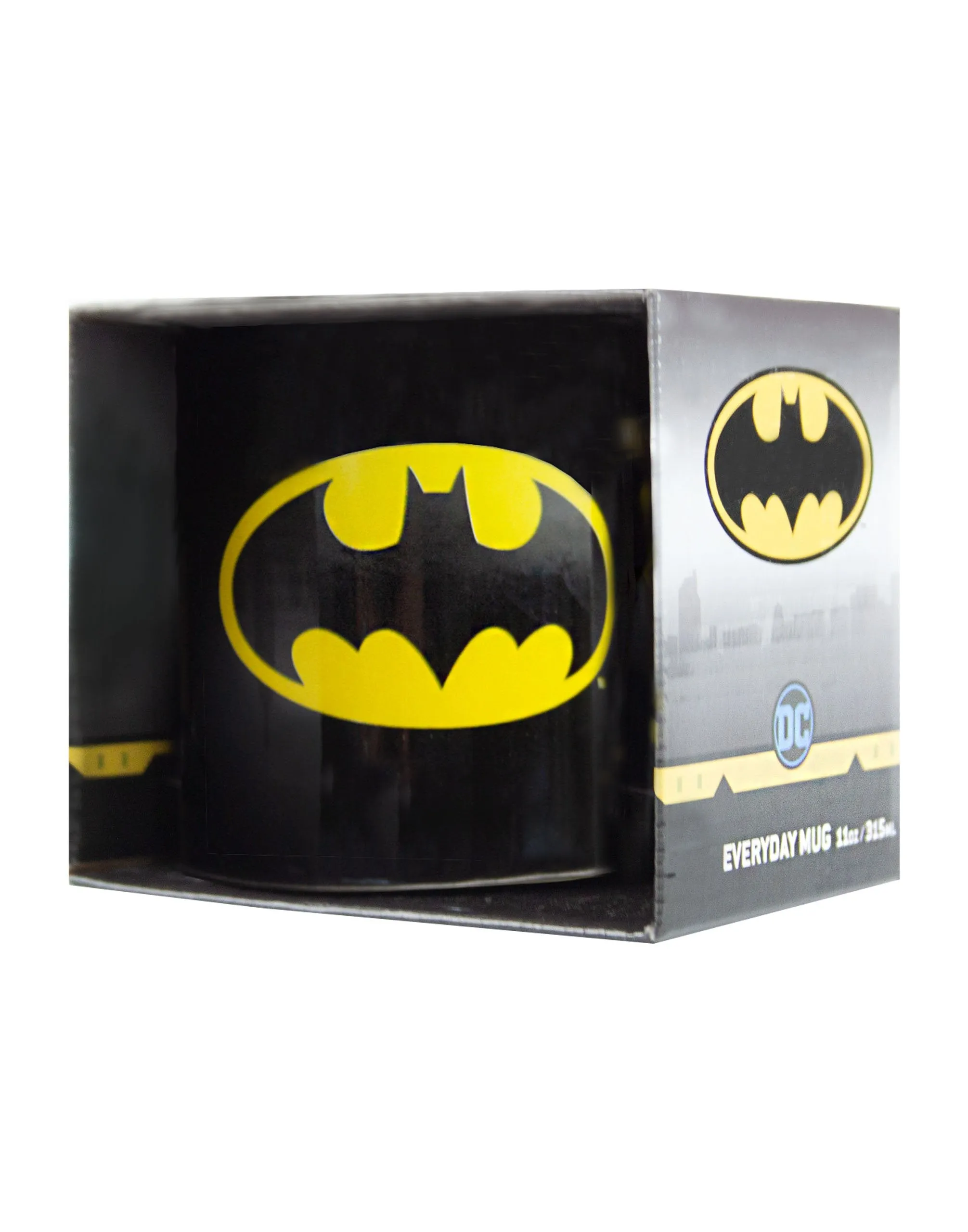 DC Originals Batman Logo Black Ceramic Mug 11oz