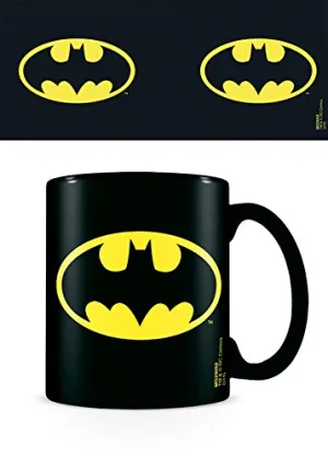 DC Originals Batman Logo Black Ceramic Mug 11oz