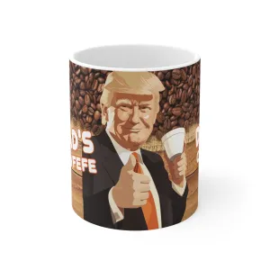 Donald Trump "Dad's Covfefe" Coffee Mug