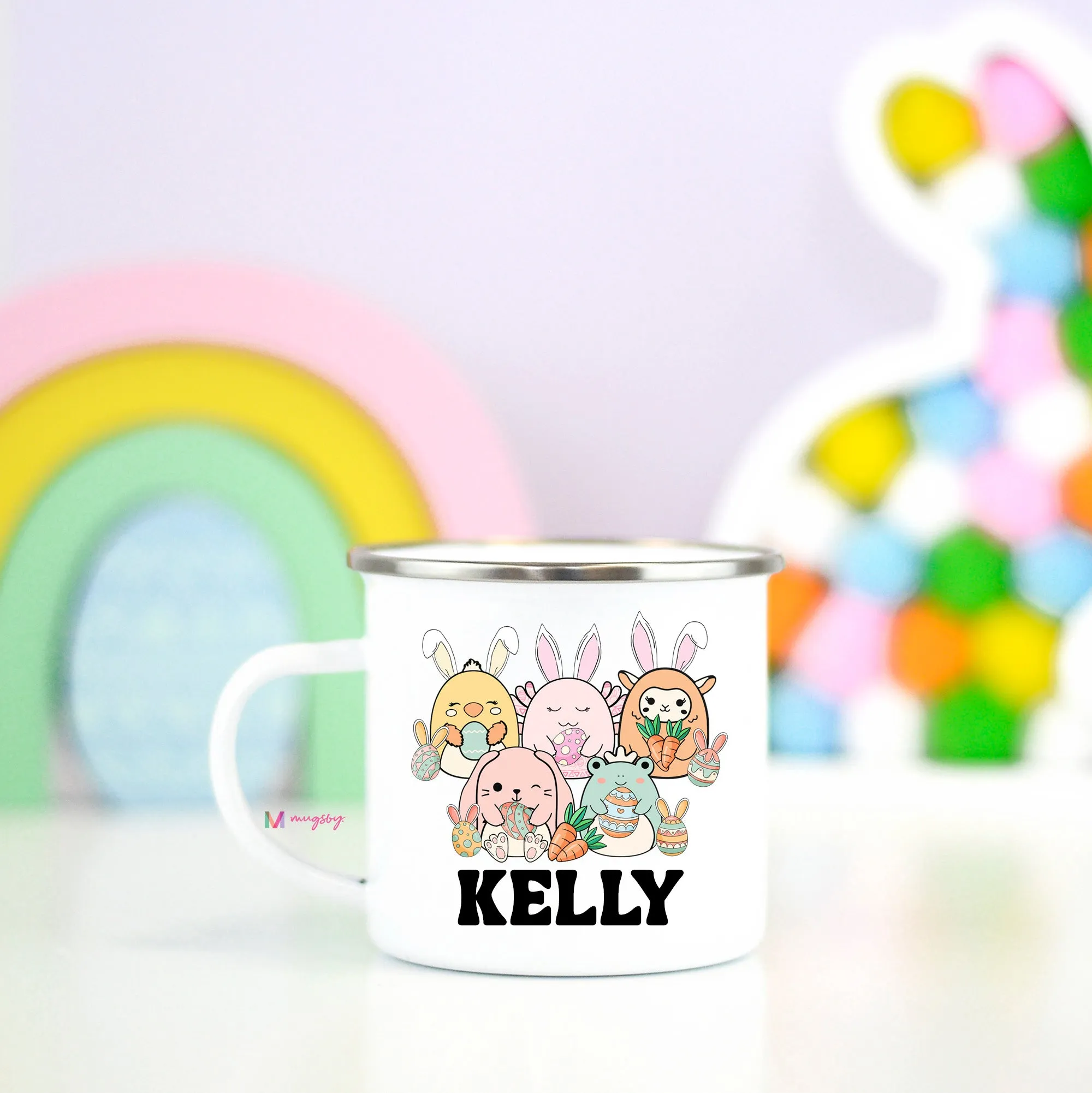 Easter Animals Personalized Kid's Easter Camp Cup