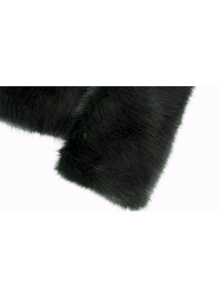 Eco-friendly fur shawl outwear【s0000006629】