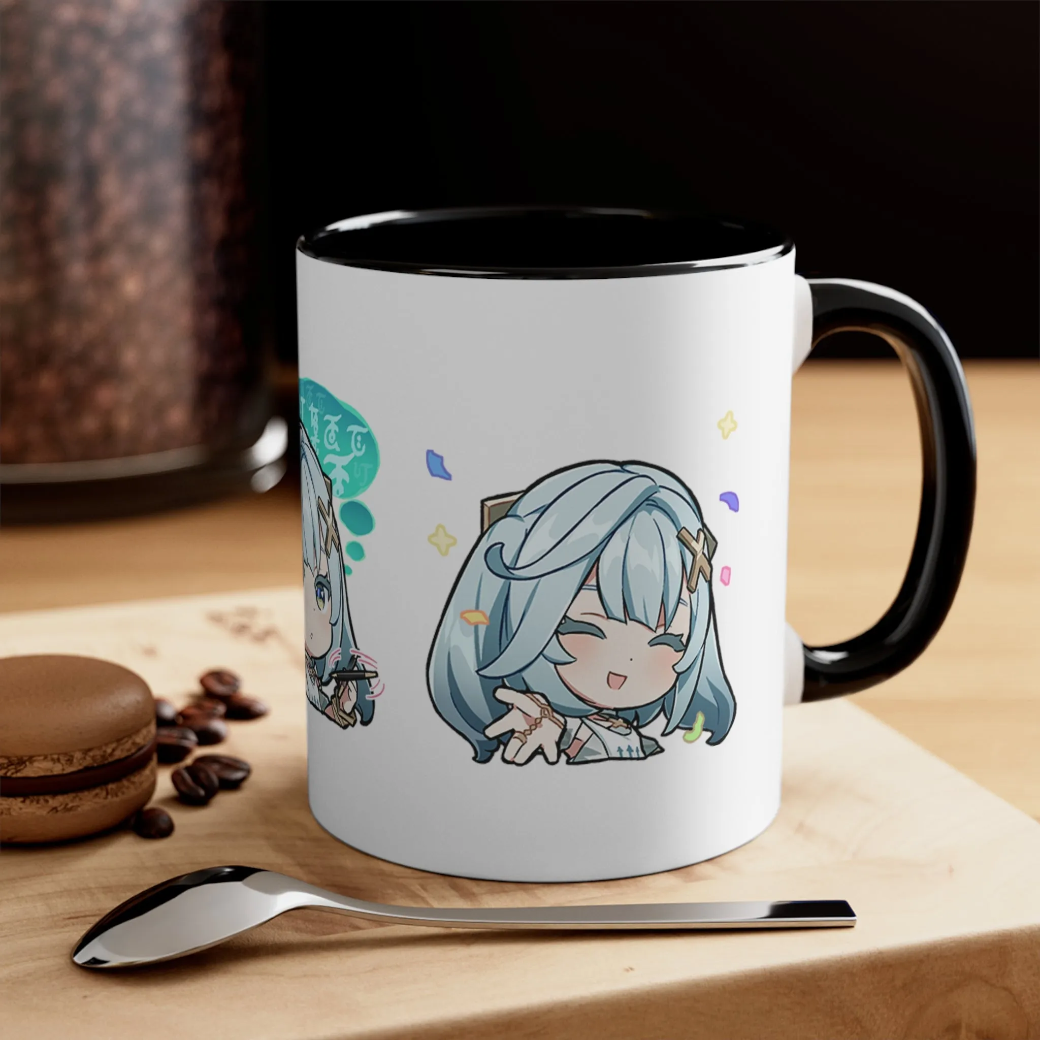 Faruzan Genshin Impact Accent Coffee Mug, 11oz Cups Mugs Cup Gift For Gamer Gifts Game Anime Fanart Fan Birthday Valentine's Christmas