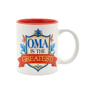 German Gift Idea Mug "Oma is the Greatest"