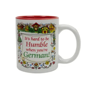 Gift for German Coffee Mug "Humble German"