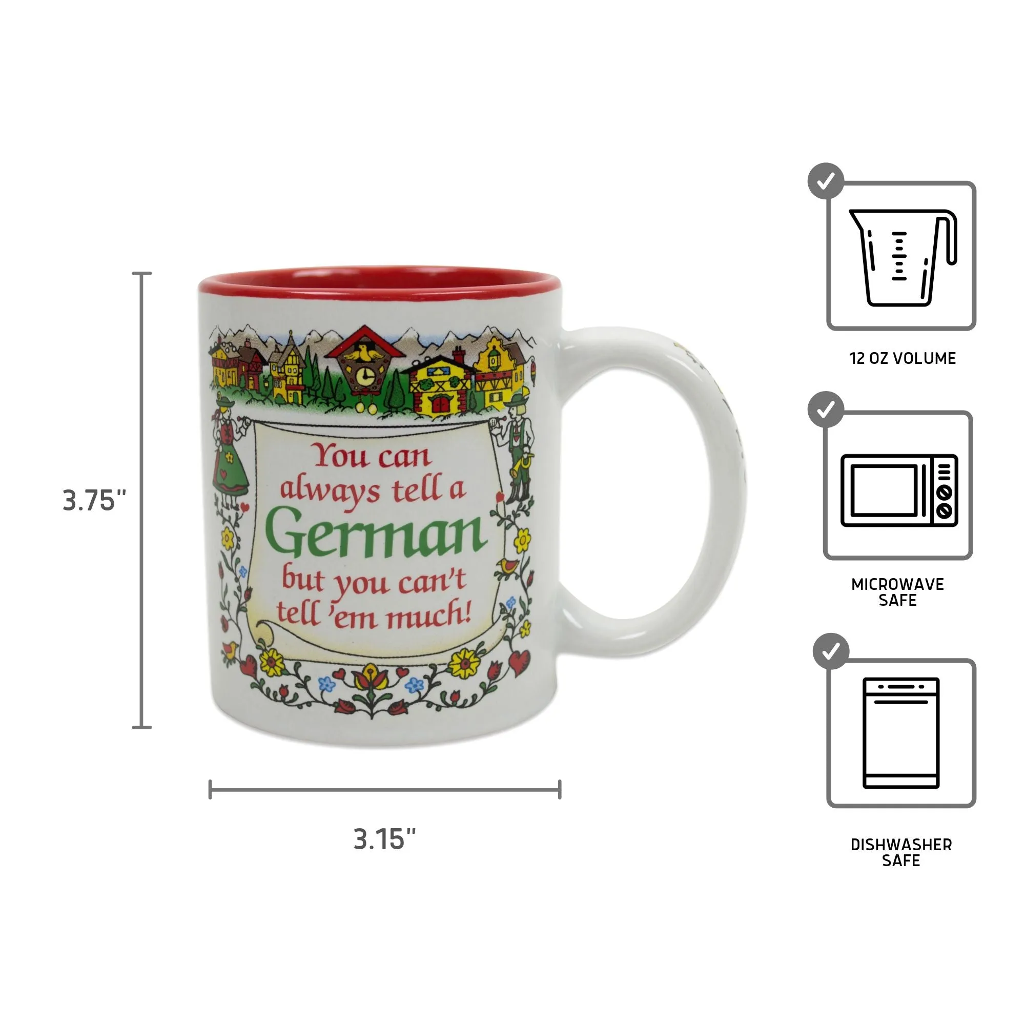 Gift for German Coffee Mug "Tell A German…"