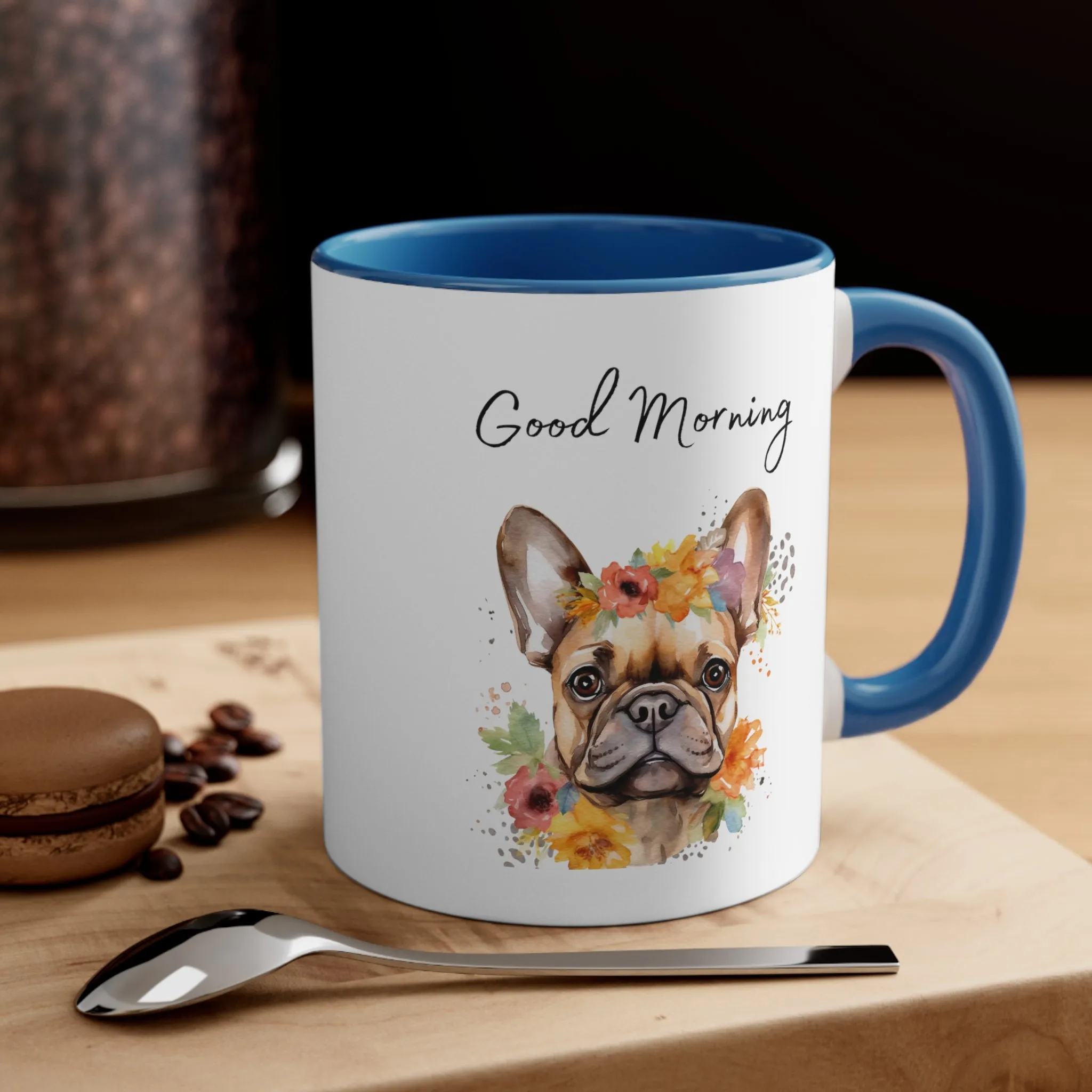 Good Morning  Cute Doggy  Mug, 11oz Multi Colors Classic Style