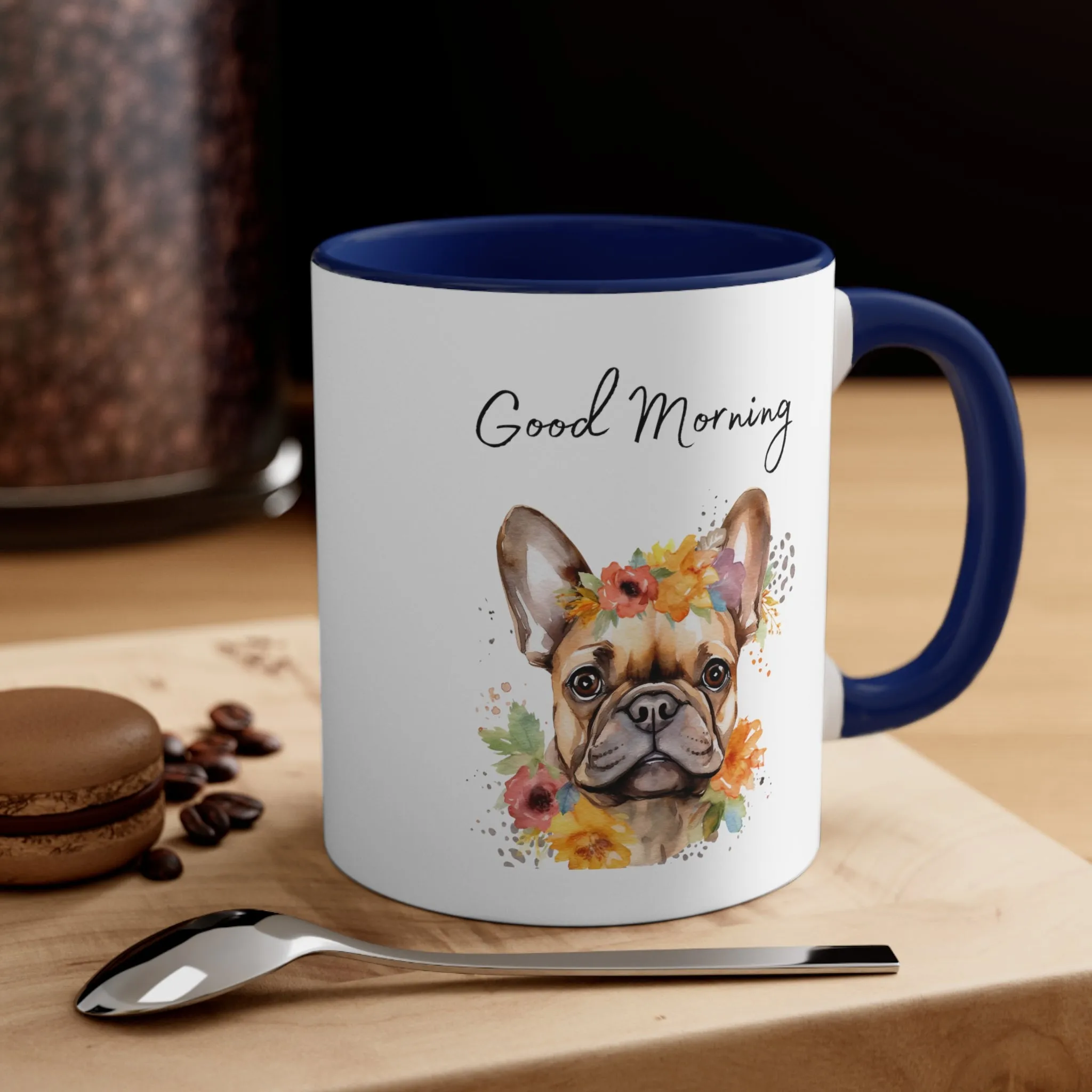 Good Morning  Cute Doggy  Mug, 11oz Multi Colors Classic Style