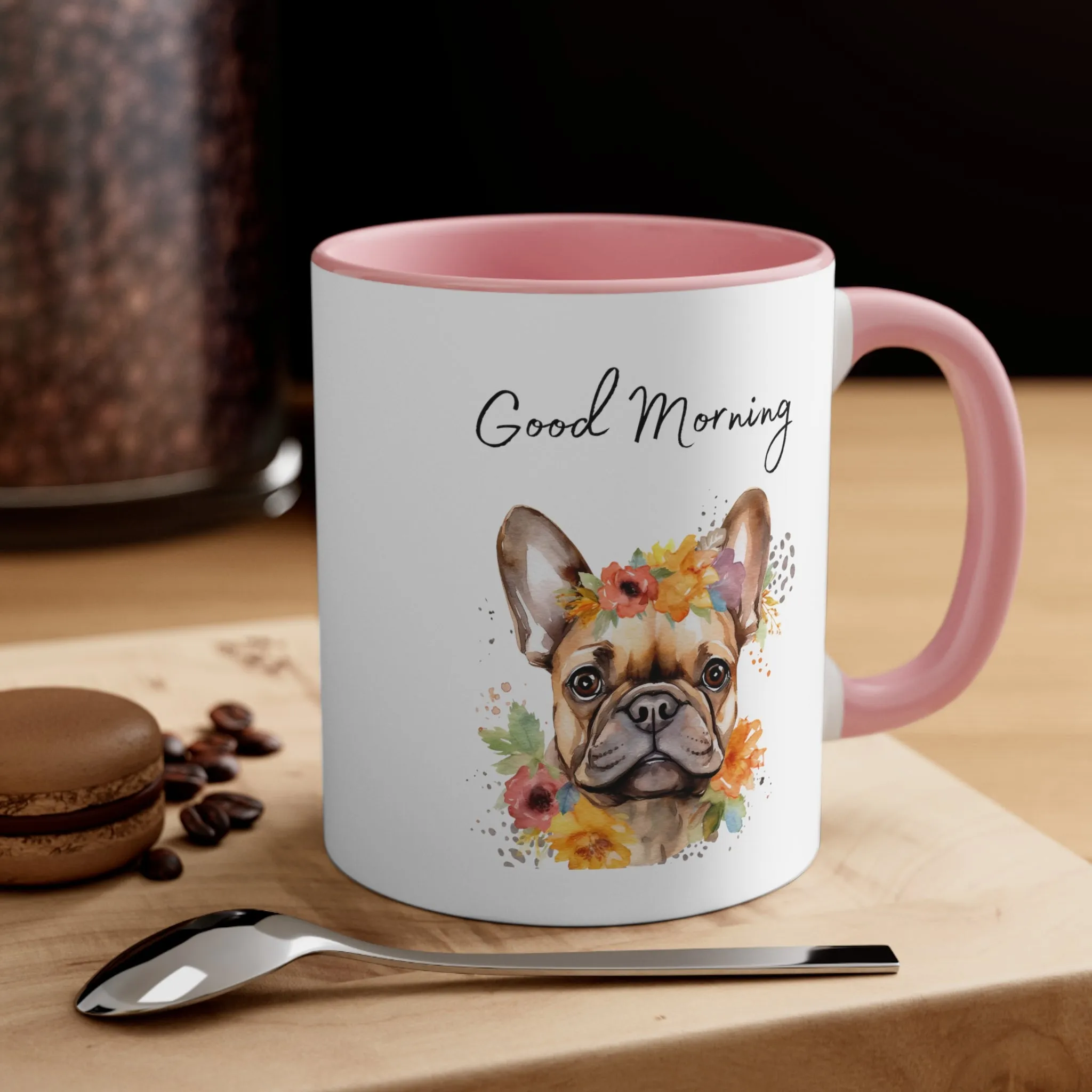 Good Morning  Cute Doggy  Mug, 11oz Multi Colors Classic Style