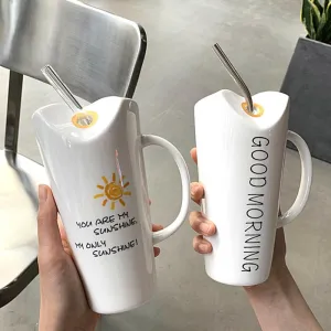 Good Vibes Elegant Ceramic Mugs