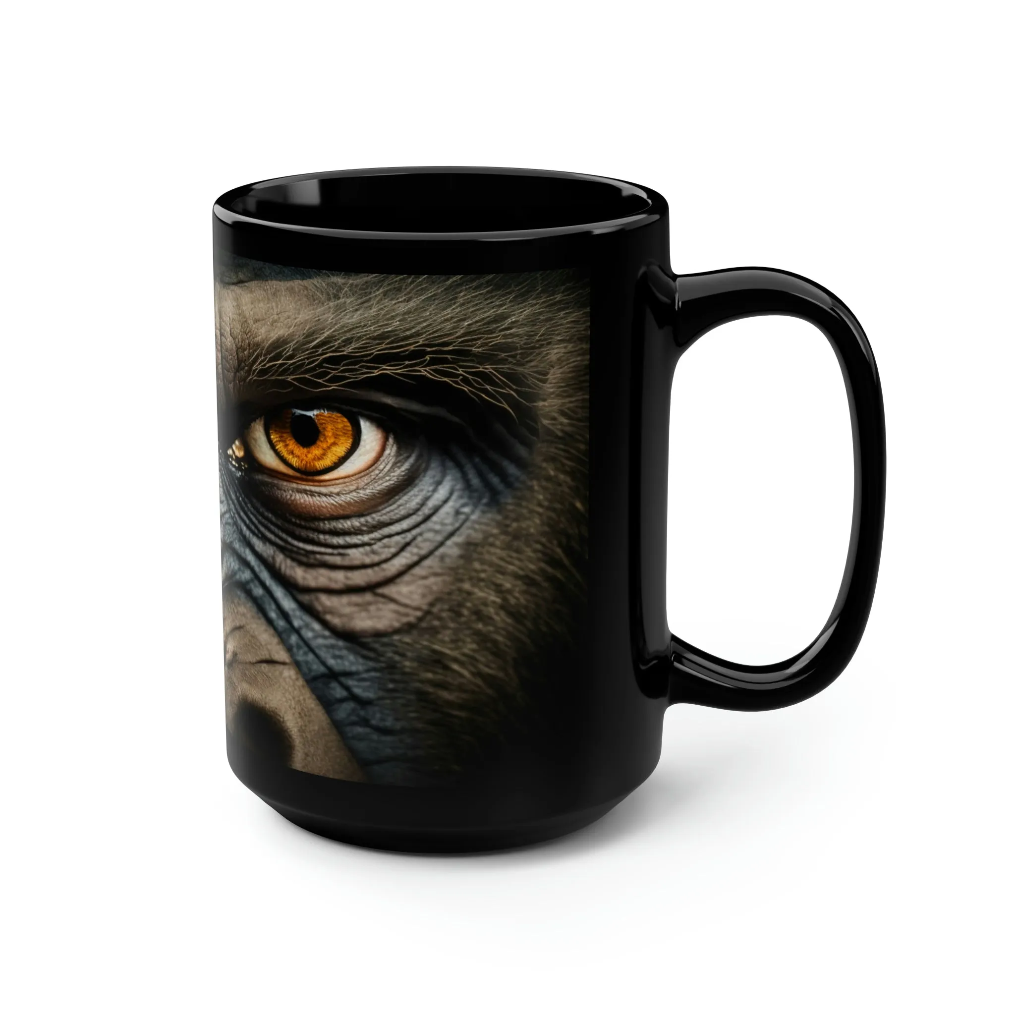 Gorilla Eyes - 15 oz Coffee Mug