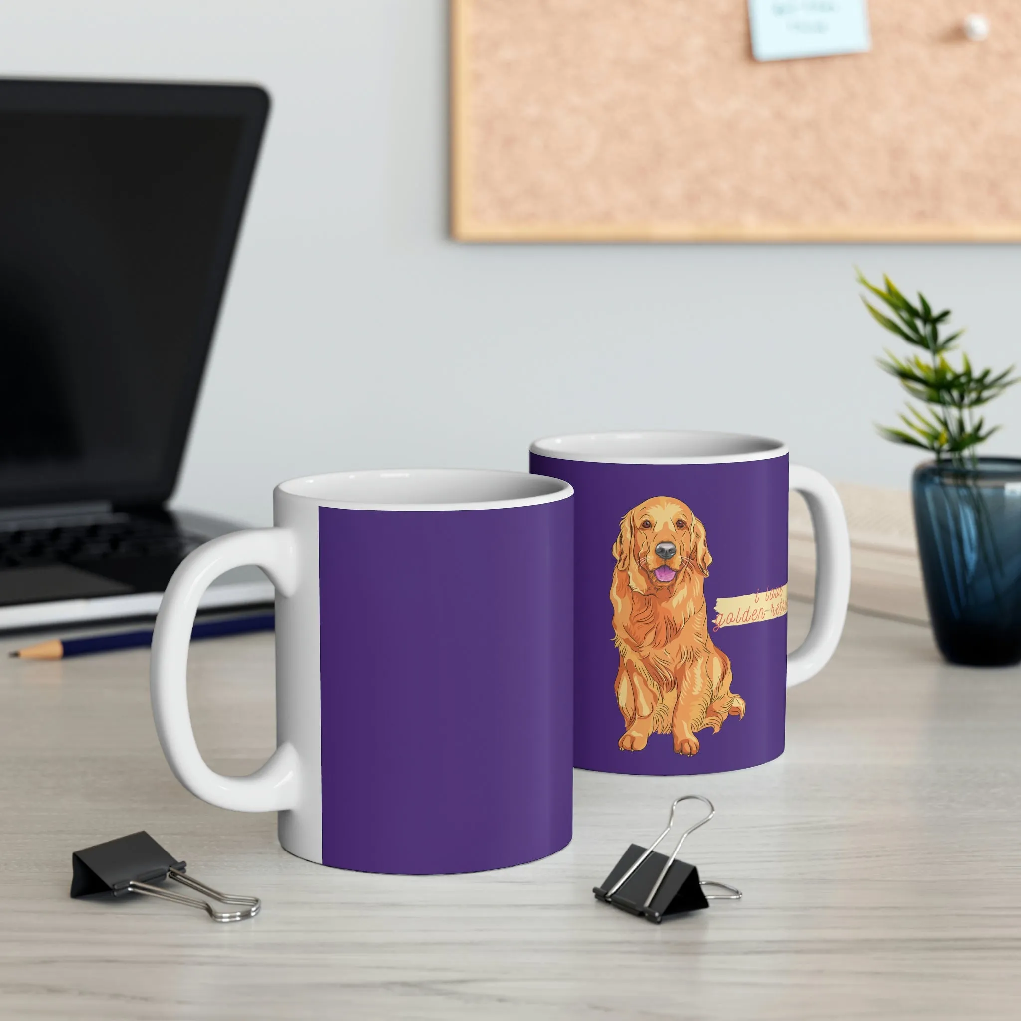 I love my Golden Retriever Dog POD Mug 11oz