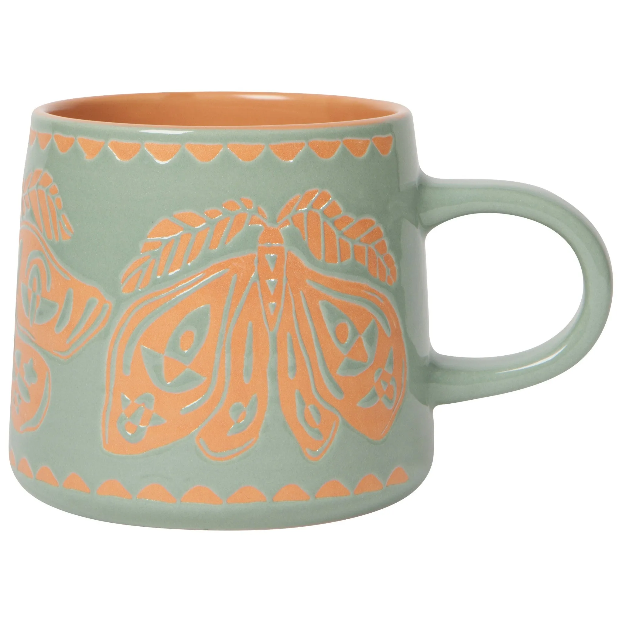 Imprint Nocturna Moth Mug by Danica