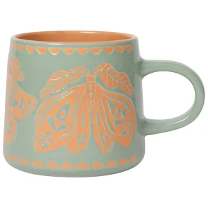 Imprint Nocturna Moth Mug by Danica