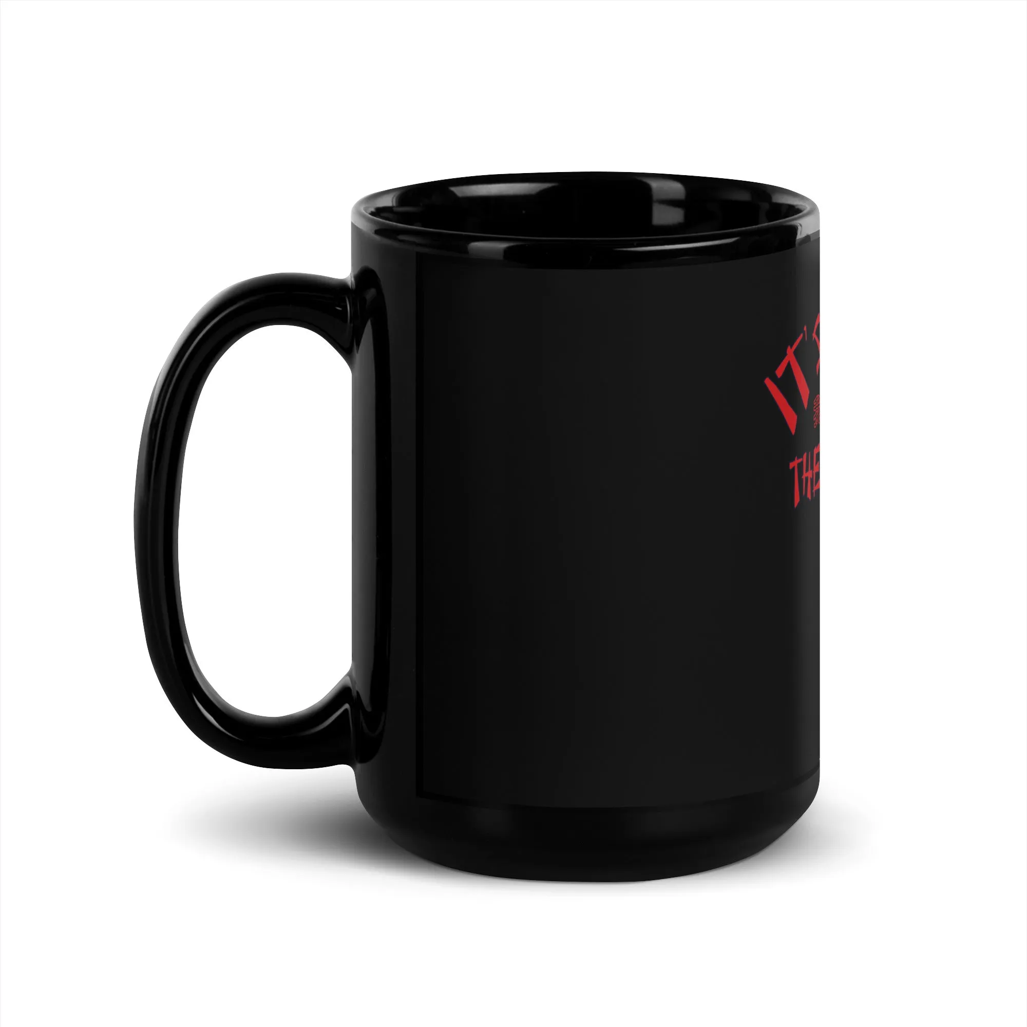 It's All In The Reflexes Black Glossy Mug