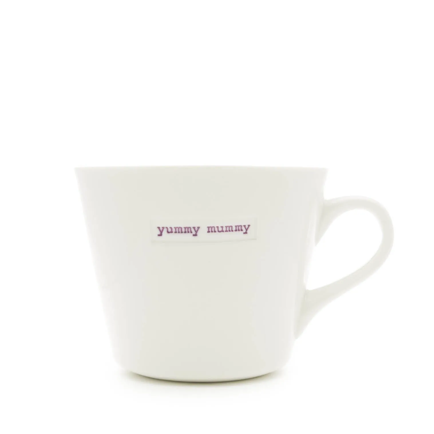 Keith Brymer Jones Medium 'Yummy Mummy' Ceramic White Mug