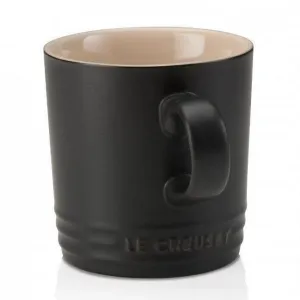 Le Creuset Stoneware Cappuccino Mug Black 200ml