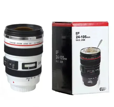 LensMug EF24-105 - Stainless Steel Camera Lens Coffee Mug