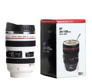 LensMug EF24-105 - Stainless Steel Camera Lens Coffee Mug