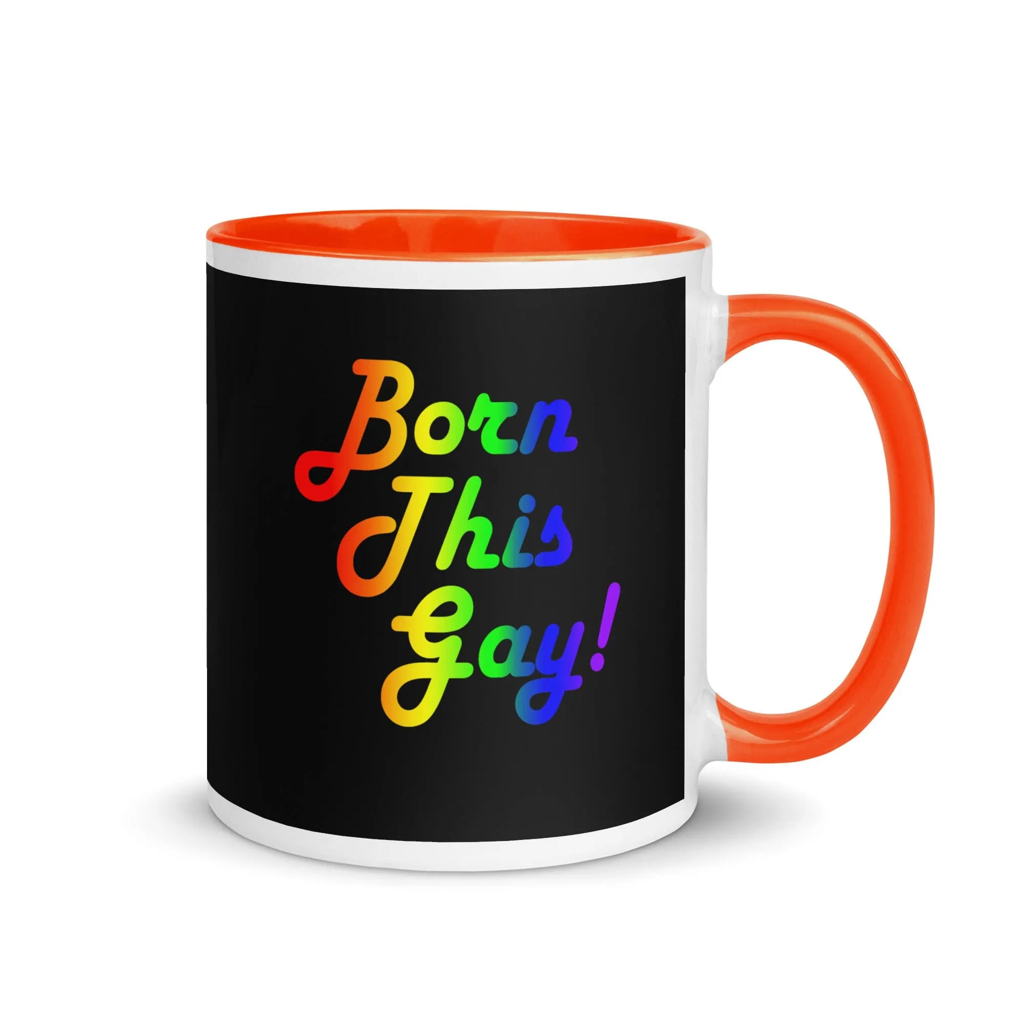 LGBTQ Pride Ceramic Coffee Tea Mug - Born This Gay