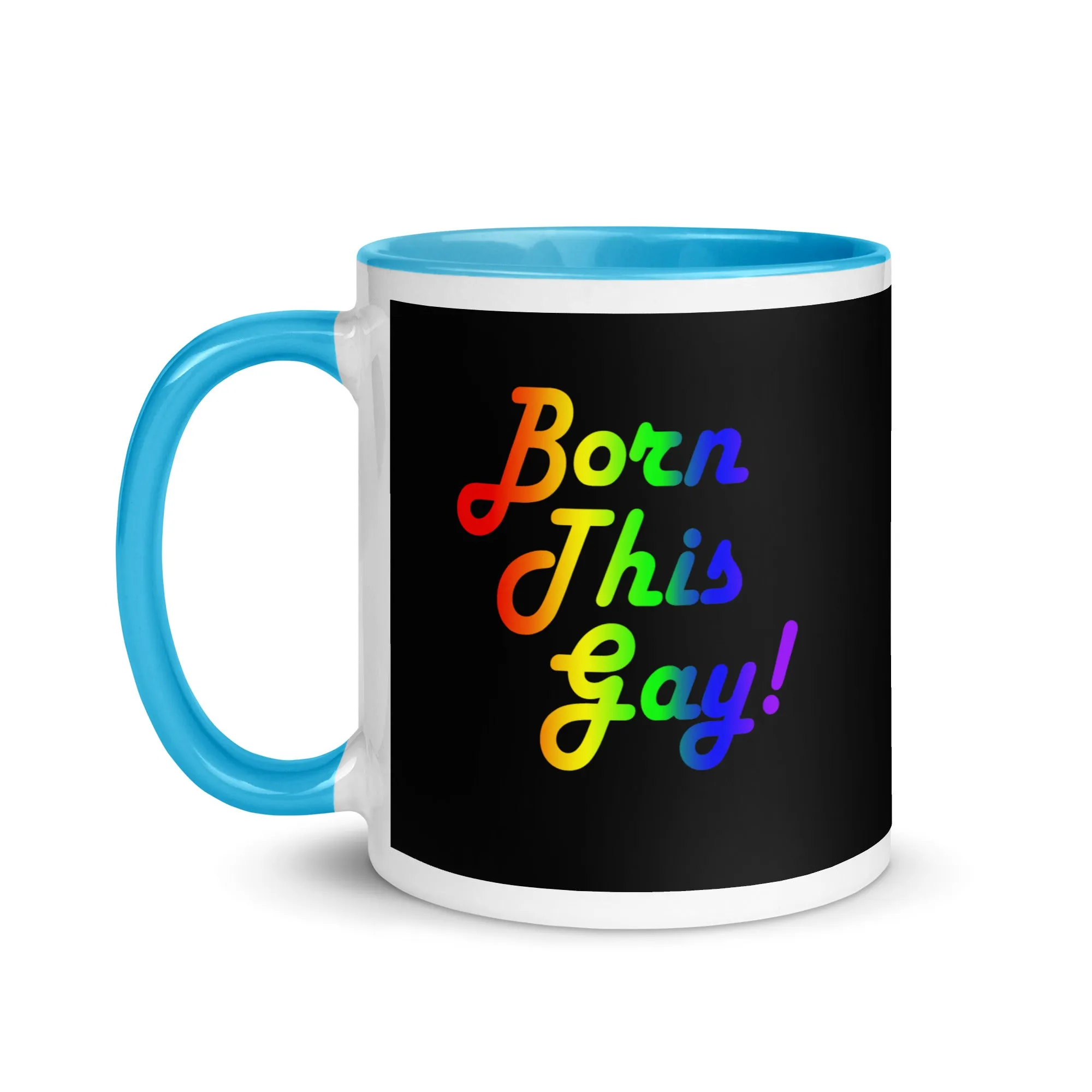 LGBTQ Pride Ceramic Coffee Tea Mug - Born This Gay