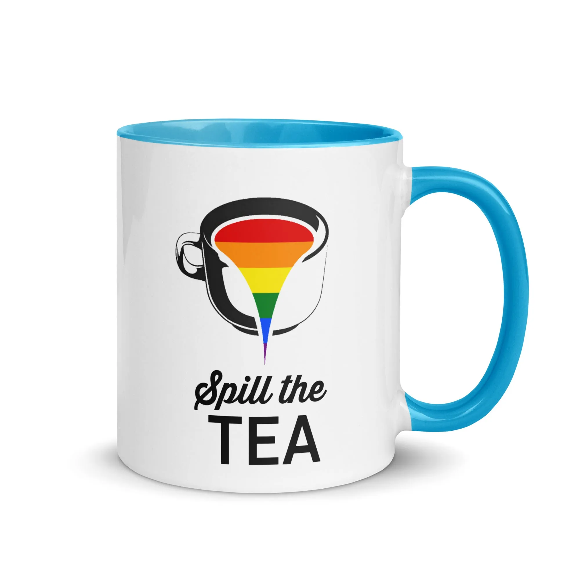 LGBTQ Pride Ceramic Coffee Tea Mug - Spill The Tea